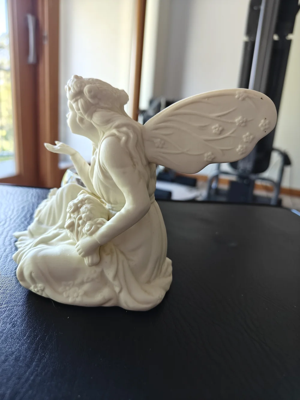 PartyLite Cream Angel Tea Light Holder with Floral Accents - Picture 2 of 6
